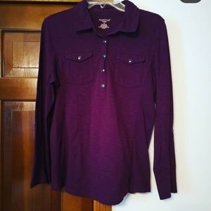 Purple Button Up